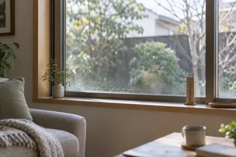 窓の結露について考えるためのイメージ